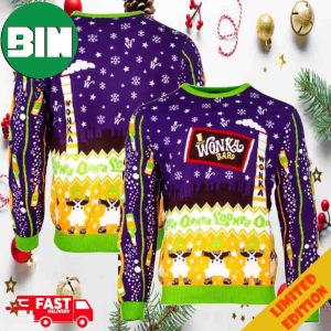 Willy Wonka And The Chocolate Factory Christmas 2023 Holiday Ugly Sweater