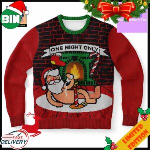 Xmas Funny Santa Adult Santa Outfit Chritsmas Party Sexy 3D Ugly Christmas Sweater