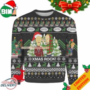 Xmas Rock Merry Christmas 2023 Ugly 3D Sweater