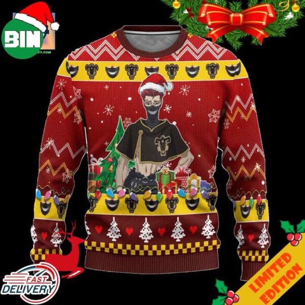 Zora Ideale Anime Ugly Christmas Sweater Black Clover Xmas Gift