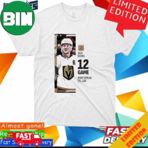 12 Streak Points Game Of Jack Eichel With 7 Goals-11 Assists T-Shirt