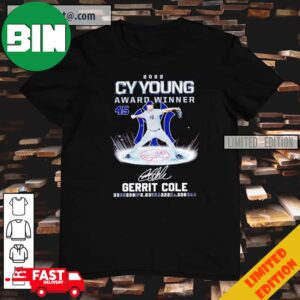 2023 CY Young Award Winner Gerrit Cole Signature T-Shirt