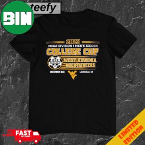 2023 NCAA Men’s Soccer College Cup West Virginia Mountaineers T-Shirt