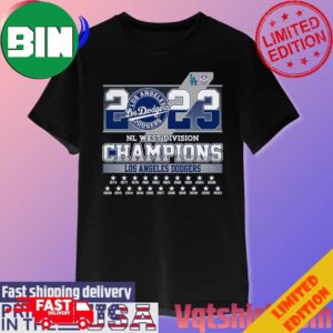 2023 NL West Division Champions Los Angeles Dodgers Unique T-Shirt