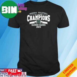 2023 Rainbow Wahine Volleyball Big West Tournament Champions T-Shirt