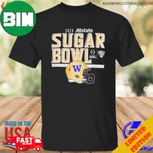 2024 Sugar Bowl Washington Huskies Helmet College Football Bowl 23 24 Unisex T-Shirt Long Sleeve Hoodie