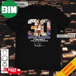 30 George McGinnis 1959-2023 Thank You For The Memories T-Shirt