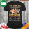 70 Years 1955-2025 Gunsmoke Thank You For The Memories T-Shirt