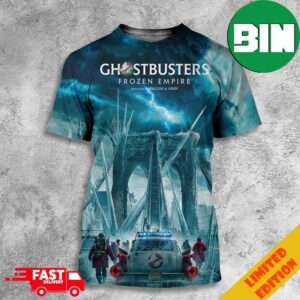 A New Poster For Ghostbusters Frozen Empire Has Been Released March 29 2024 3D T-Shirt
