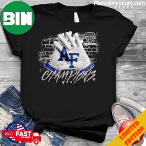 Air Force Falcons 2023 Armed Forces Bowl Champions Gloves T-Shirt