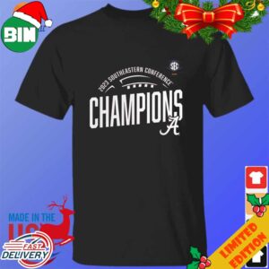 Alabama Crimson Tide 2023 SEC Football Conference Champions T-Shirt