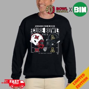 Avocados From Mexico The Cure Bowl Appalachian State vs Miami OH At Exploria Stadium Orlando FL Head To Head Helmet College Football Bowl Games T-Shirt Long Sleeve Hoodie