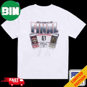 Awesome 2023 Stanley Cup Final Florida Panthers Vegas Golden Knights Card T-Shirt
