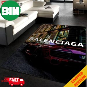 Balenciaga Area Fashion Brand Luxury For Home Decor Living Room Rug Carpet