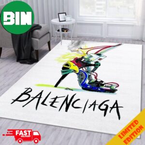 Balenciaga Area Rug Fashion Brand For Living Room And Bedroom For Family Home Decor Rug Carpet