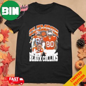 Beaux Collins 80 Clemson Tigers Graphic T-Shirt Hoodie Long Sleeve Sweater