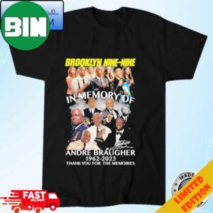Brooklyn Nine-Nine In Memory Of Andre Braugher 1962-2023 Thank You For The Memories T-Shirt