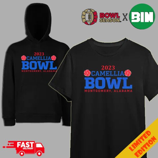 Camellia Bowl Logo Bowl Season 2023-2024 College Football Bowl Games T-Shirt Long Sleeve Hoodie