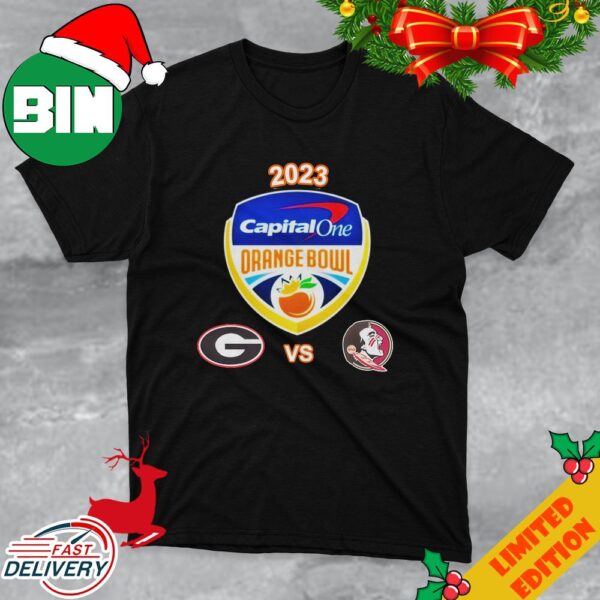 Capital One Orange Bowl 2023 Georgia vs Florida State Hard Rock Stadium Miami Gardens FL CFB Bowl Game T-Shirt