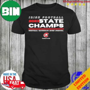 CCHS Irish Football 2023 State Champions 2023 T-Shirt Long Sleeve Hoodie Long Sleeve Hoodie