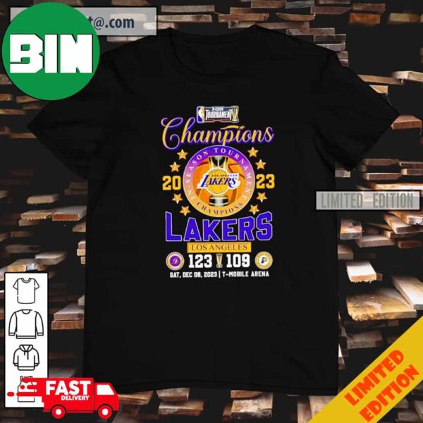 Champions 2023 Los Angeles Lakers 123 109 T-Shirt