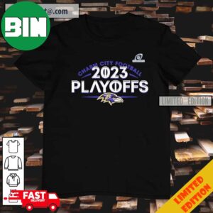 Charm City Football Baltimore Ravens 2023 NFL Playoffs T-Shirt