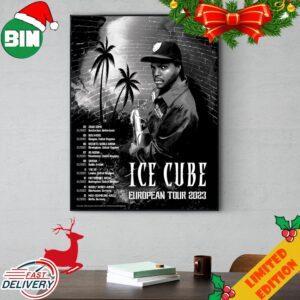 Check Out Our European Tour 2023 Poster For Ice Cube The Iconic NWA Poster Canvas