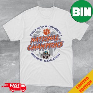 Clemson Tigers 2023 NCAA Division I Men’s Soccer National Champions Locker Room Logo T-Shirt