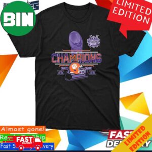 Clemson Tigers 2023 Taxslayer Gator Bowl Champions Finals Score T-Shirt