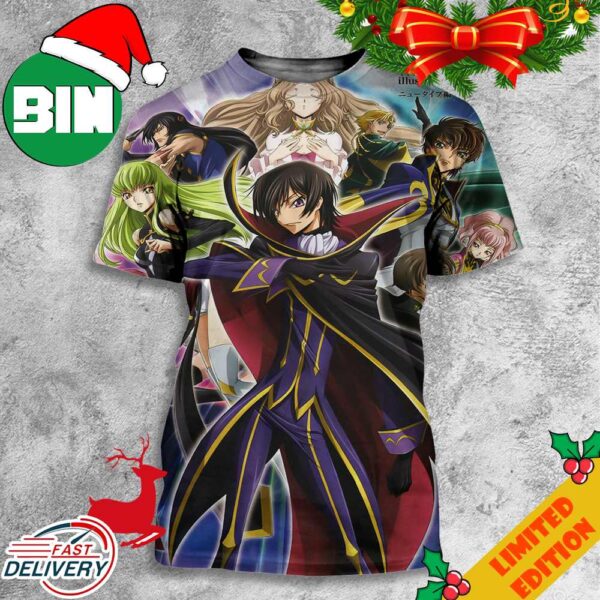 Code Geass Z Of The Recapture Anime Sequel New Inforamtion On December 18 2023 3D T-Shirt