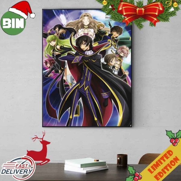 Code Geass Z Of The Recapture Anime Sequel New Inforamtion On December 18 2023 Poster Canvas