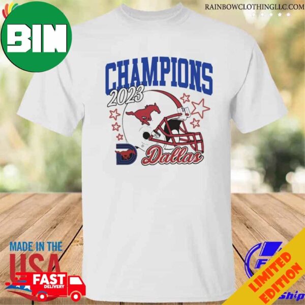 Dallas Smu 2023 Football Champions T-Shirt Long Sleeve Hoodie