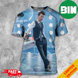David Tennant The Doctor Who In The TARDIS 3D T-Shirt