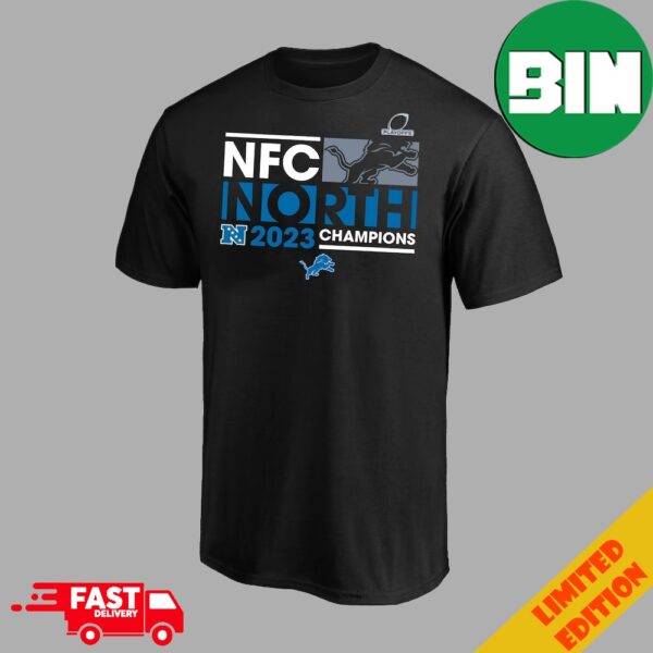 Detroit Lions 2023 NFC North Division Champions T-Shirt