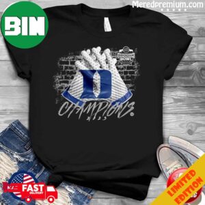 Duke Blue Devils 2023 Birmingham Bowl Champions Gloves T-Shirt