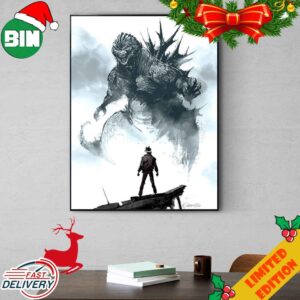 Favorite Movies Of The Year Godzilla vs Koichi Shikishima Godzilla Minus One Poster Canvas