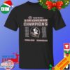 Florida State Seminoles 2023 ACC Football Conference Champions Locker Room T-Shirt