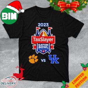 Friday December 29th 2023 TaxSlayer Gator Bowl Clemson Tigers vs Kentucky TIAA Bank Field Jacksonville FL CFB Bowl Game T-Shirt