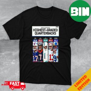 From A Clean Pocket Top 5 Highest Graded Quaterbacks In NFL Season 2023 Poster T-Shirt