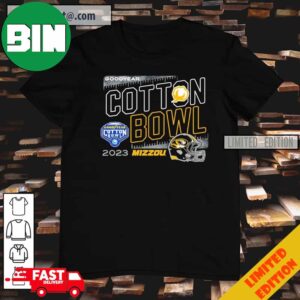 Funny 2023 Cotton Bowl Missouri Tigers Helmet T-Shirt Long Sleeve Hoodie