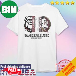 Georgia Bulldogs vs Florida State Seminoles Orange Bowl Classic December 30 2023 T-Shirt