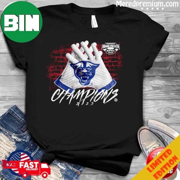 Georgia State Panther 2023 Famous Idaho Potato Bowl Champions T-Shirt