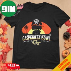 Georgia Tech Yellow Jackets Union Home Mortgage Gasparilla Bowl 2023 Logo T-Shirt Hoodie Long Sleeve Sweater