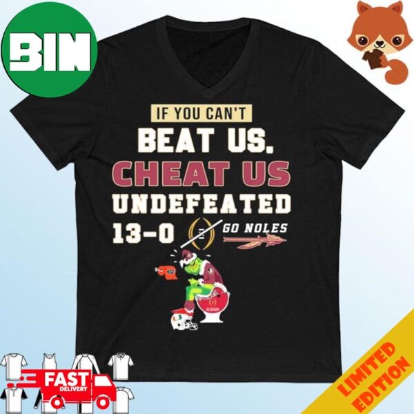 Grinch College Football Playoff Undefeated 13-0 Beat Us Cheat Us T-Shirt