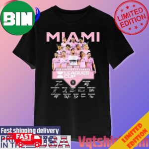 Inter Miami CF 2023 Champions Leagues Cup 2023 Signatures Unique T-Shirt