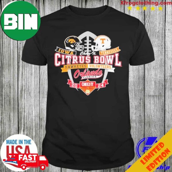 Iowa Vs Tennessee 2023 Cheez-It Citrus Bowl Bound Match-Up T-Shirt Long Sleeve Hoodie Long Sleeve Hoodie