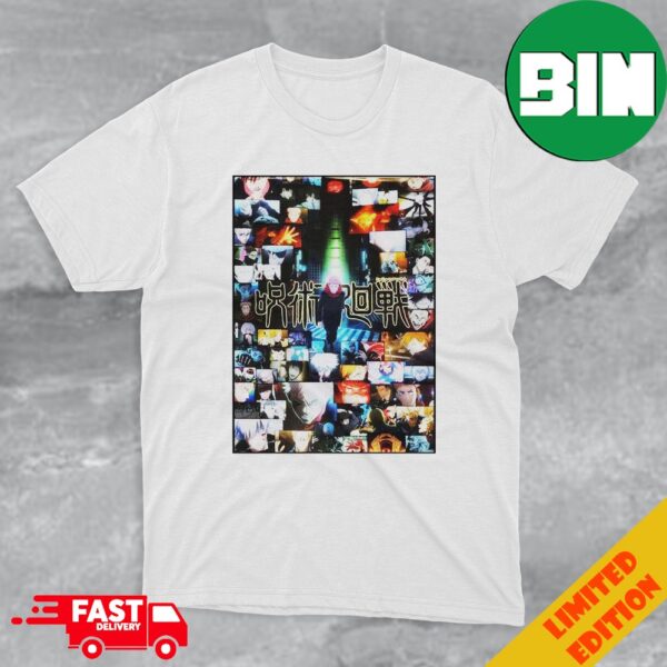 Jujutsu Kaisen Anime Best Moments Of Shibuya Arc Special Poster T-Shirt