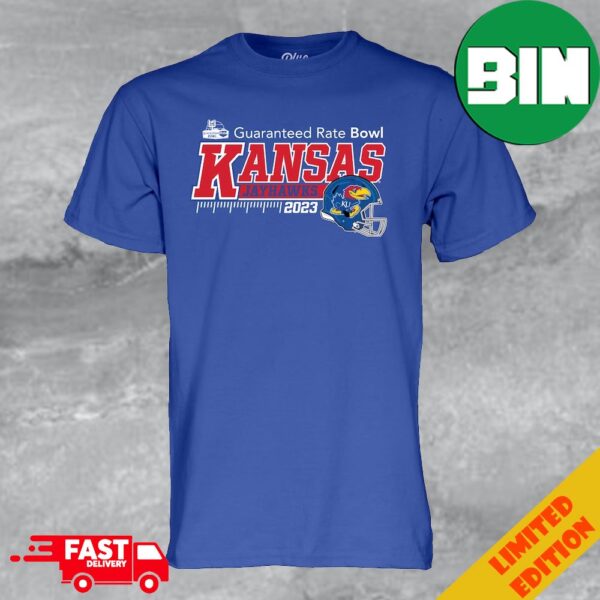 Kansas Jayhawks 2023 Guaranteed Rate Bowl T-Shirt