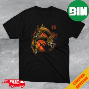 King Ghidorah King Of Monsters Godzilla Minus One x Kong Franchise T-Shirt