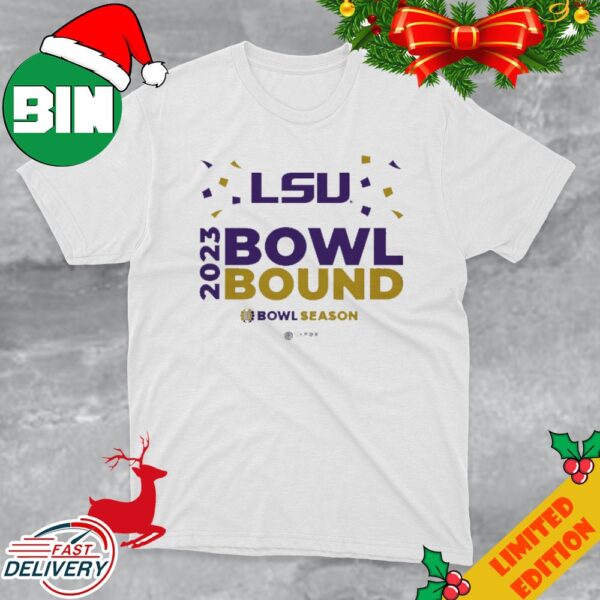 LSU University 2023 Bowl Bound Bowl Season T-Shirt